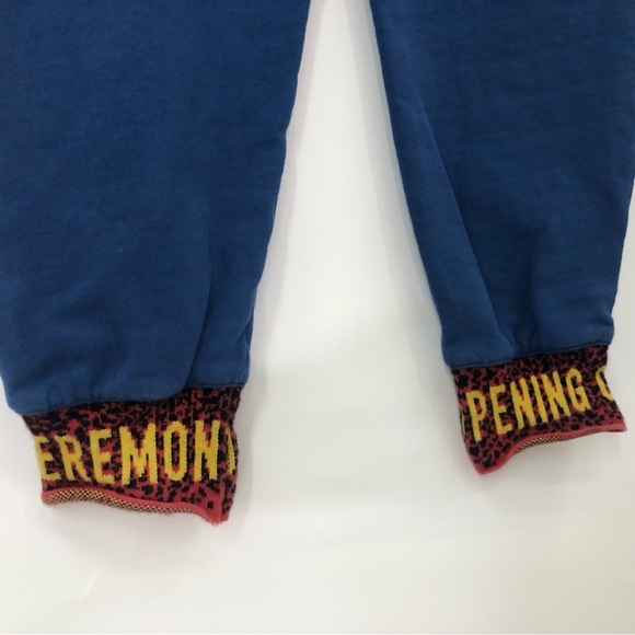 Opening Ceremony S Co-Ord blue red Sweatpants and Crop Top - Picture 5 of 16